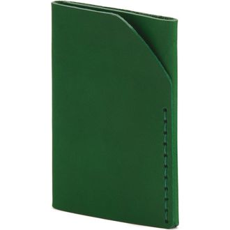 Ezra Arthur No. 2 Card Holder Wallet in Green at Nordstrom
