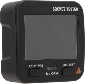 OEM Probador Digital De Enchufes Con Pantalla De Voltaje, Material Duradero, Detector De Enchufes Multifuncional De 0,1 A 250 V Ca