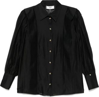 Nissa Camicia plissettata - Nero