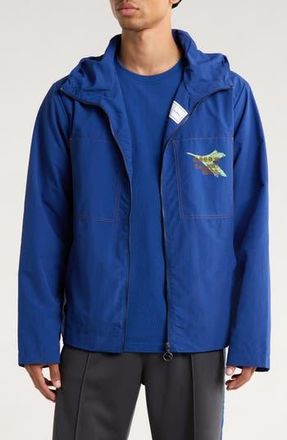 Diadora x Palmes Legacy Windbreaker Jacket in Blue Limonges at Nordstrom Rack, Size Medium