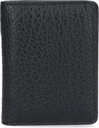 Maison Margiela Black Calfskin Four Stitches Key Ring