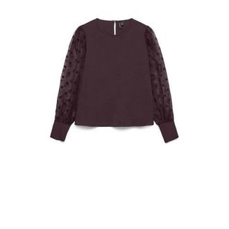 Vero Moda top donkerrood