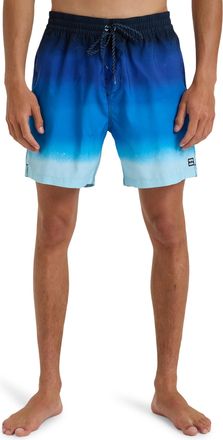 Billabong Badeshorts BILLABONG ALL DAY FADE LB, Herren, Gr. XXL, N-Gr, blau (coastal blau), Obermaterial: 100% Polyester, Badehosen Badeshorts, mit Seitentasche