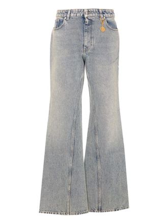Stella McCartney Blue Flared leg denim jeans