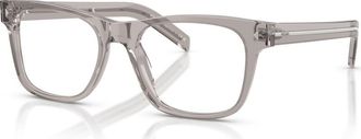 Prada 54mm Rectangle optical glasses in Grey at Nordstrom