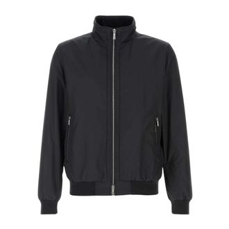 Moorer Bomber Jackets, male, Blue, Size: 2XL Manetti Jacket