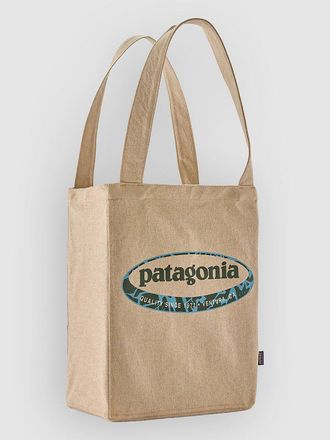 Patagonia Recycled Market Tote Funda estampado