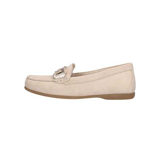 Gabor 201 Loafers - Dames - Schoenen - Beige - Maat: 39 EU Leer