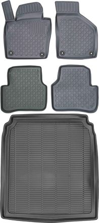 OEM Juego De Alfombrillas Para Coche Y Maletero Para Volkswagen Passat B6 Sed&aacute;n (2005-2010)