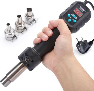 OEM Pistola De Calor 8858-iv Para Manualidades, Soldadura Electr&oacute;nica, Proyectos De Bricolaje Y Termocontracci&oacute;n De Tubos, Con Control De Temperatura Y Vo
