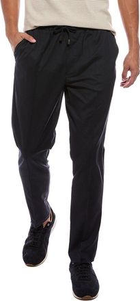 Isaia The Drawcord Wool-Blend Pant