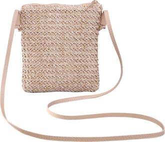 Generic Womens Cross-Body Bags Cross Body Bag Women for Work, Office Korean Bohemian Style Crossbody Bag with Fringe & Woven Design, Lightweight Fashion Shoul