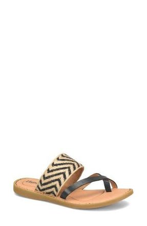 B&oslash;rn Maree Slide Sandal in Black Combo at Nordstrom Rack, Size 11