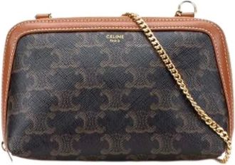 Celine Pre-owned Mini Bags, female, Brown, Size: ONE SIZE Pre-owned Mini Crossbody Bag