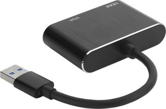 OEM Convertidor Usb 3.0 A Hdmi/vga, Adaptador De Tv Hd, Compatible Con Monitores Duales Y Tarjetas Gr&aacute;ficas Externas, Adaptador De V&iacute;deo Full Hd, Compatib