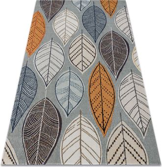 RugsX Rugsx - Alfombra Moderna Mundo E0641 Sale De Exterior Azul / Beige Multicolour 120x170 Cm