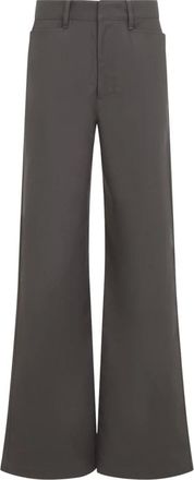 Christophe Lemaire Rechte broek - Dames - Broeken - Bruin - Maat: S Katoen