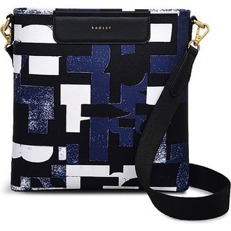 Radley London Southwell Gardens - Abstract Geo Ziptop Crossbody Bag in Evenfall at Nordstrom Rack