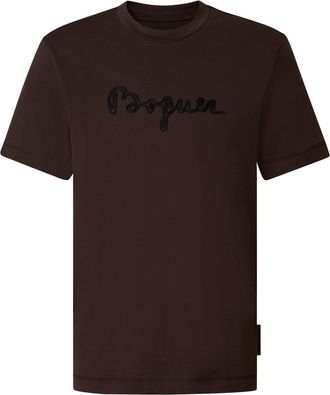 Bogner T-shirt Lukas for men - Dark brown - XXL