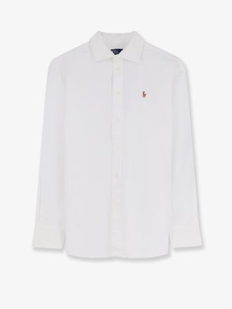 Ralph Lauren Camicia in cotone con logo frontale - POLO RALPH LAUREN - gender_Woman