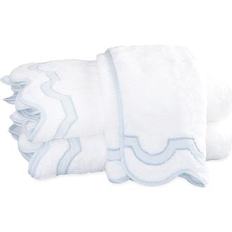 Matouk Mirasol Cotton Bath Towel in Blue at Nordstrom