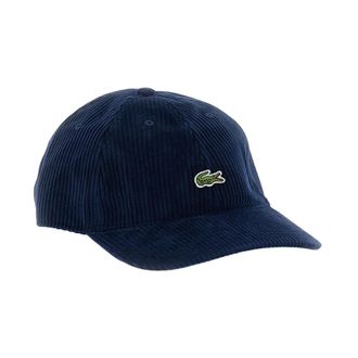 Lacoste Katoenen Velours Pet - Heren - Accessoires - Blauw - Maat: ONE Size Katoen