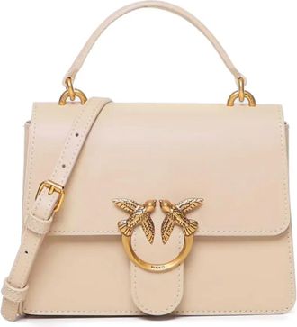 Pinko small Love One Classic tote bag - women - Polyurethane - OS - Neutrals