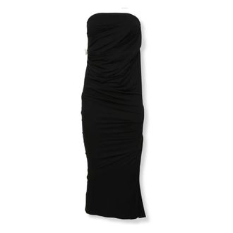 Entire studios Midi Dresses, female, Black, Size: XS Drape Skirt