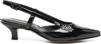 Pomme D'Or Pumps con cinturino posteriore 40mm - Nero