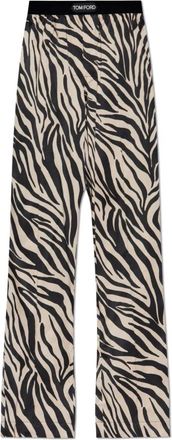 Tom Ford Zijden lingeriebroek - Heren - Pyjama - Beige - XL - Nachtkleding