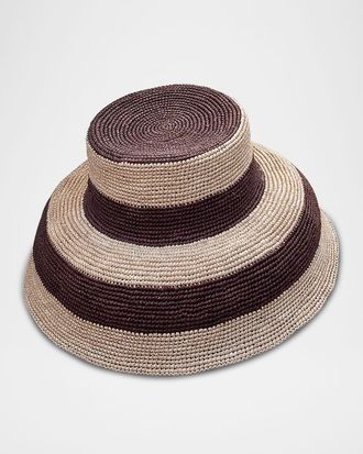 Van Palma Gina XL Straw Bucket Hat
