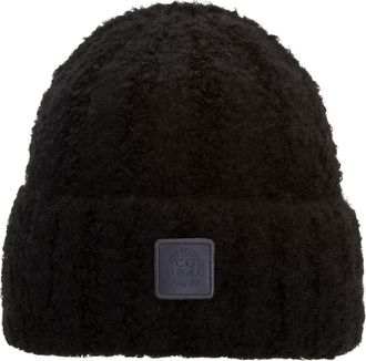 Chillouts Strickm&uuml;tze CHILLOUTS Frauke Hat, Damen, schwarz, Grobstrick, Kunstfaser, M&uuml;tzen Strickm&uuml;tze, Mit breitem Umschlag