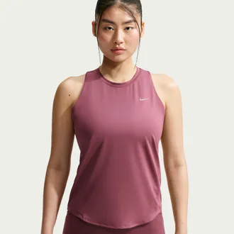 Nike Womens Swift Dri-FIT Running Tank Top in Red | IU1033-654