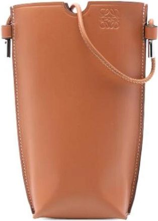 Loewe Pre-owned Mini Bags, female, Brown, Size: ONE SIZE Pre-owned The Gate Pocket Crossbody