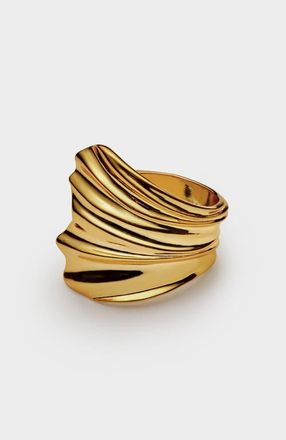 Katie Loxton Floramour Ring in Gold at Nordstrom, Size X-Large