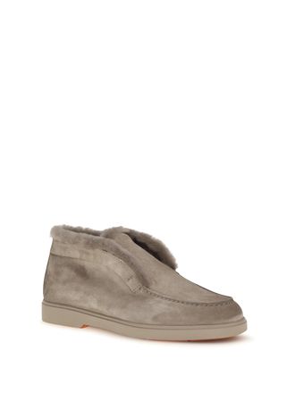 Santoni Fortune Ankle Boot - Beige