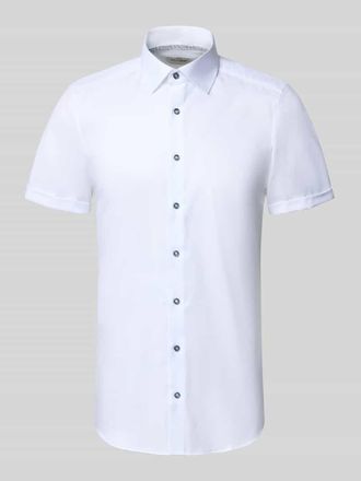 Olymp Level 5 Slim Fit Business-Hemd mit Kentkragen in Weiss, Gr&ouml;&szlig;e 38