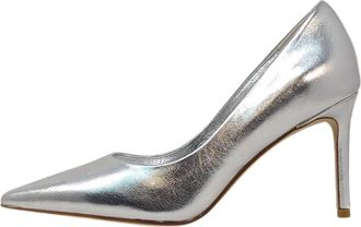Jeffrey Campbell Womens Nikia Pump In Silver Crinkle