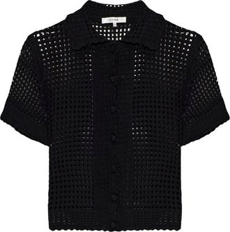 Frame Denim El Top de Ganchillo - Knitwear - Mujer - Negro - XS