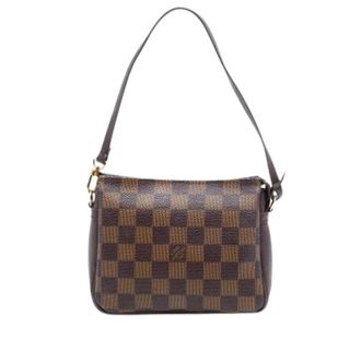 Louis Vuitton Pre-owned Trousse Pochette - Dames - Pre-owned - Bruin - Maat: ONE Size Zijde