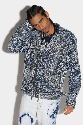 Dsquared2 Dsquared&sup2; Fibres Biker Womens Jacket