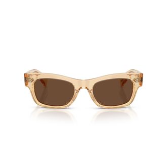 Oliver Peoples 0ov5609su Translucent Beige Acetate Sunglasses with Brown Lenses