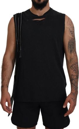 Dsquared2 Dsquared&sup2; Chain Embellished Sleeveless Men Tank Mens T-shirt (Pre-Owned)