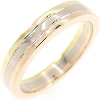 Cartier Louis Cartier Yellow Gold (18K) Pink Gold (18K) White Gold (18K) Band Ring (Pre-Owned)