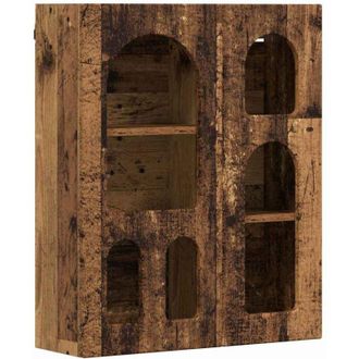 vidaXL Mueble Colgante Con Estante Madera Vieja 59 X 20 X 71.5 Cm Vidaxl