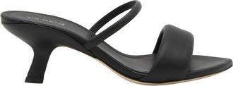 Vic Mati&eacute; Zwarte Sandalen - Dames - Muiltjes - Zwart - 37 EU - Schoenen