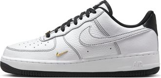 Nike (WMNS) Nike Air Force 1 07 Mini Jewel White Black Gold IB6543-101
