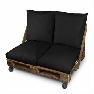 Happers Coj&iacute;n Multiusos Suelo O Respaldo O Asiento Para Palets Exterior Negro Happers 60x60 (1 Unidad) Negro