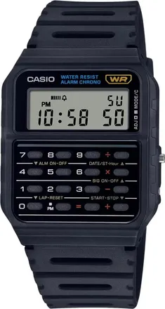 Casio Accessoires, unisex, Zwart, ONE Size, Vintage Ca-53W-1Er Rekenmachine Digitale Horloge