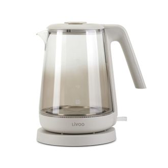 Livoo Bouilloire En Verre Livoo 1,7 L Grise, Design Moderne, Chauffe Rapide Et Fiable